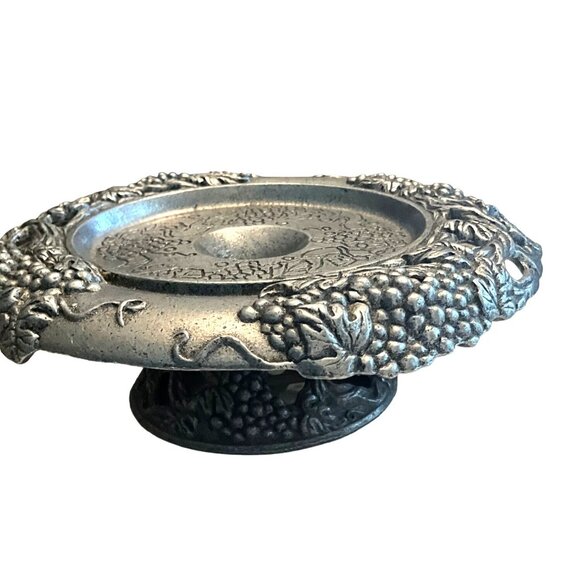 Vintage Carson Statesmetal Grape Vine Candle Holder Pillar‎ Approximately 2.5" - Picture 2 of 5